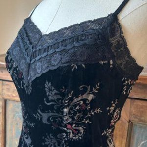 ***SOLD***Vintage Betsey Johnson Velvet Dress